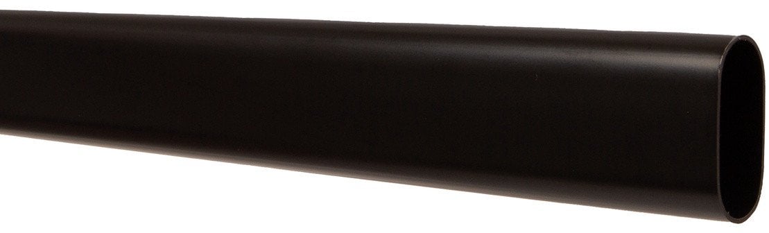 STEEL OVAL TUBE.30X15MM DIA.1000MM.BLACK