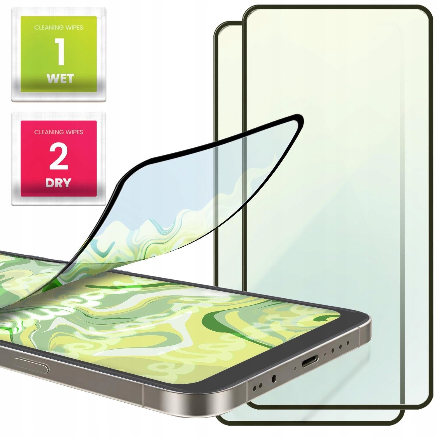 4kom.pl 2-PAK Szkło Hybrydowe Do Realme 14 Pro 5G