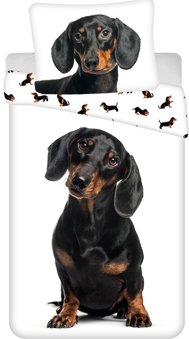 Patalynės komplektas Dachshund, 140x200, 2 dalių