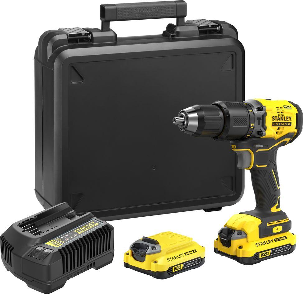 Wiertarko-wkrętarka Stanley SFMCD715D2K 18 V 2 x akumulator 2 Ah