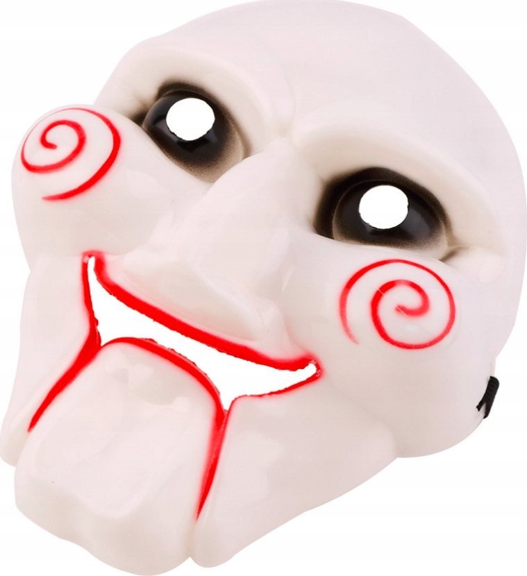 Korbi MASKA SAW HALLOWEEN PIŁA JIGSAW PUPPET