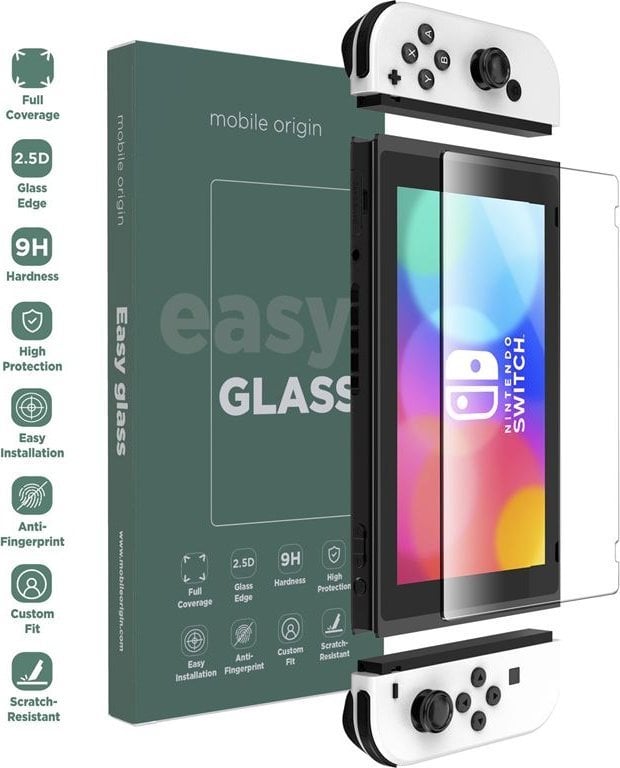 Mobile Origin Szkło EasyGlass Nintendo Switch - OLED