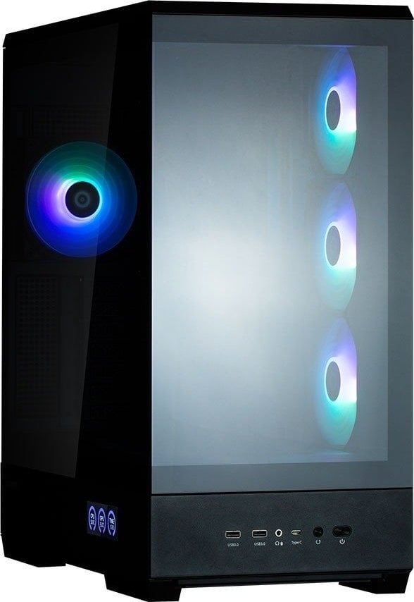 Obudowa P50 DS Mid-Tower 4 wentylatory ARGB czarna