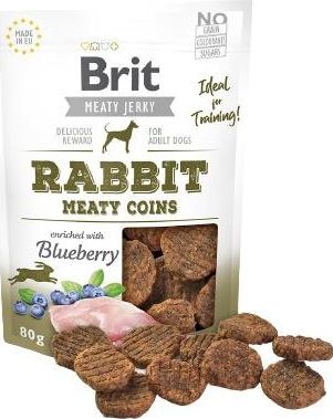 Brit Meaty Jerky Rabbit Meaty Coins dla psa op. 80g