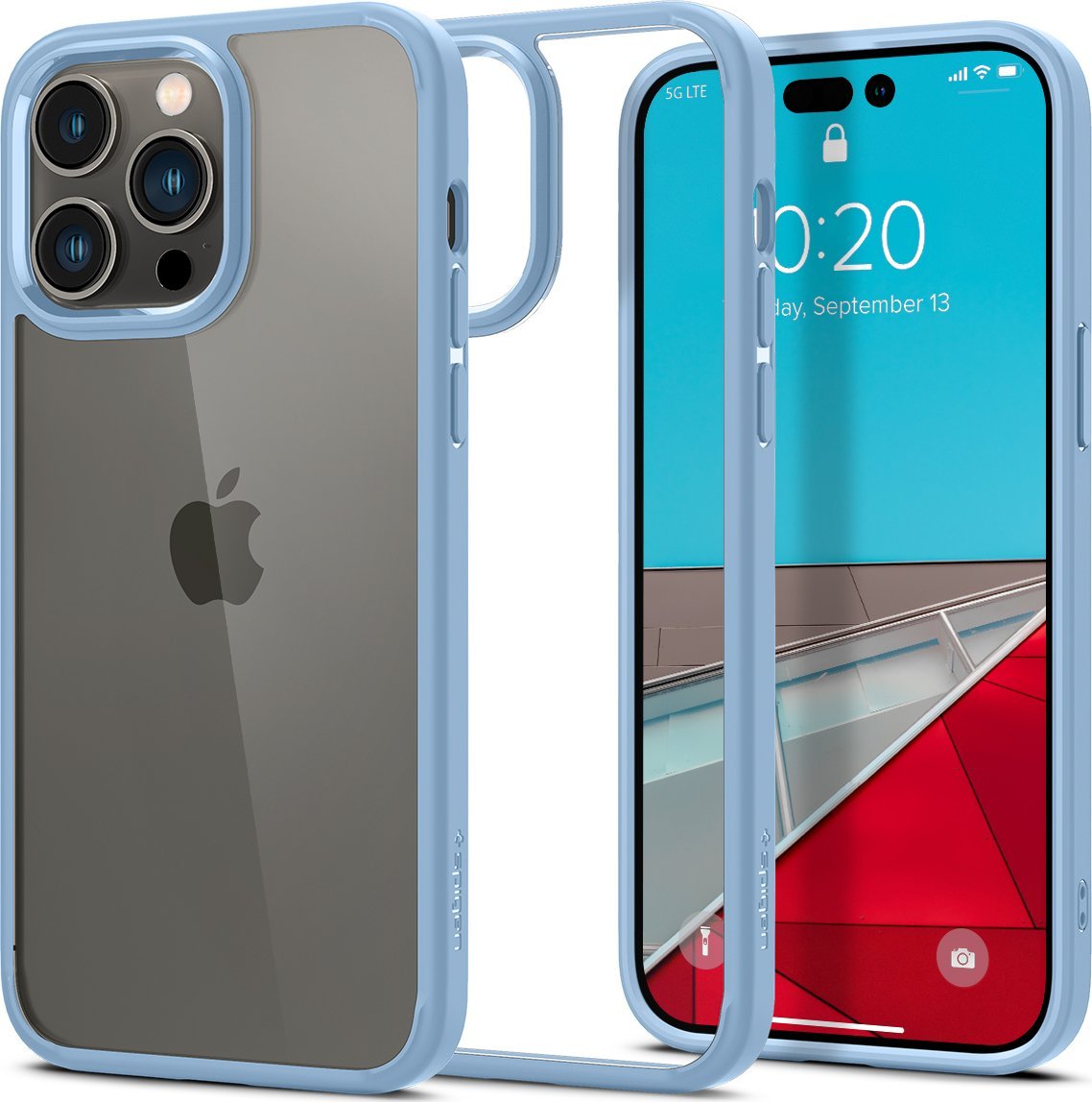 Spigen Spigen Crystal Hybrid, sierra blue - iPhone 14 Pro