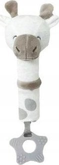 TULILO - 9392 ZABAWKA Z DŹWIĘKIEM ŻYRAFKA SZARO-BIAŁA 17CM
