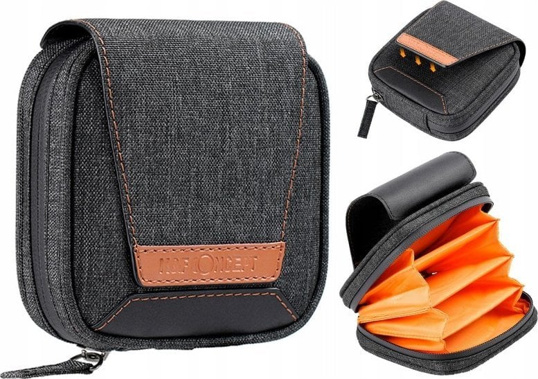 Pokrowiec Kf Etui Pokrowiec Futerał Na 4 Filtry Do 95mm Wodoodporny Premium K&f Concept / Kf13.117