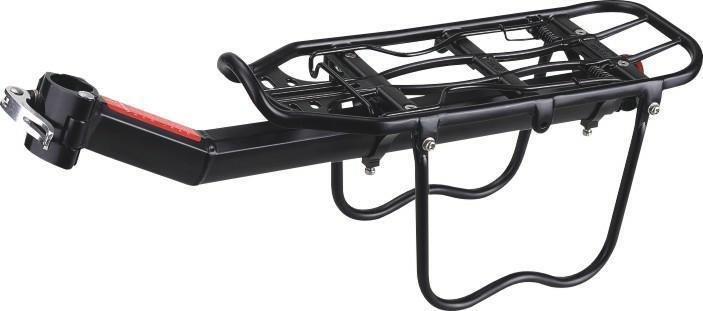 Carcommerce Bagażnik rowerowy na aluminium na rurę podsiodłową