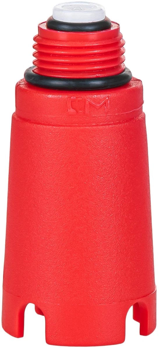 Korek tynkarski 1/2 PP-R z odpowietrznikiem czerwony