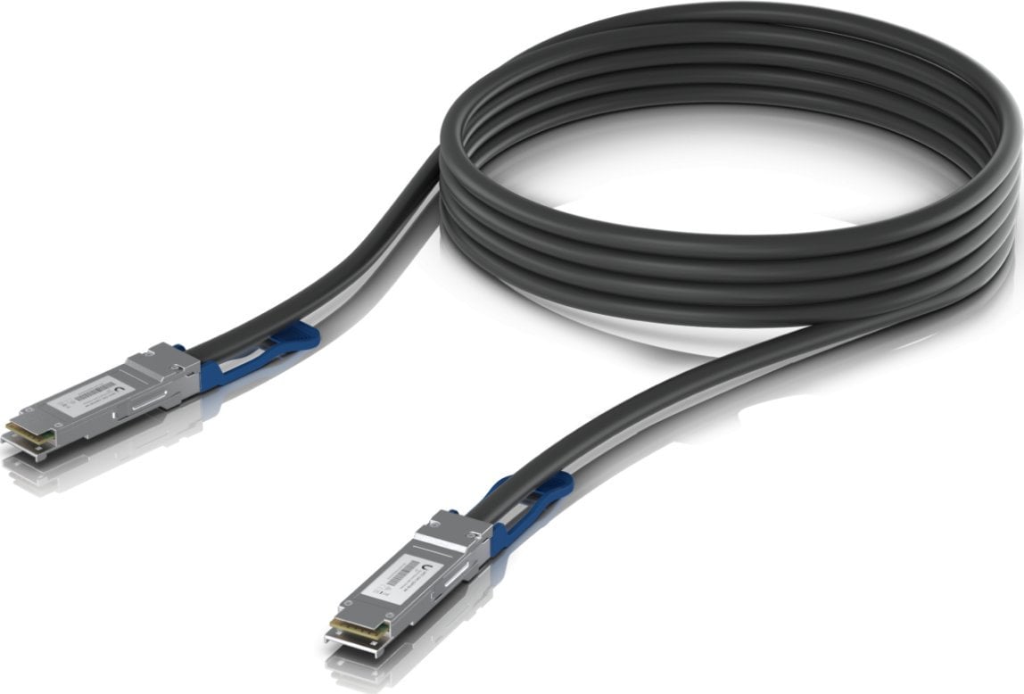 Ubiquiti UACC-DAC-QSFP28-3M kabel InfiniBand / światłowodowy Czarny