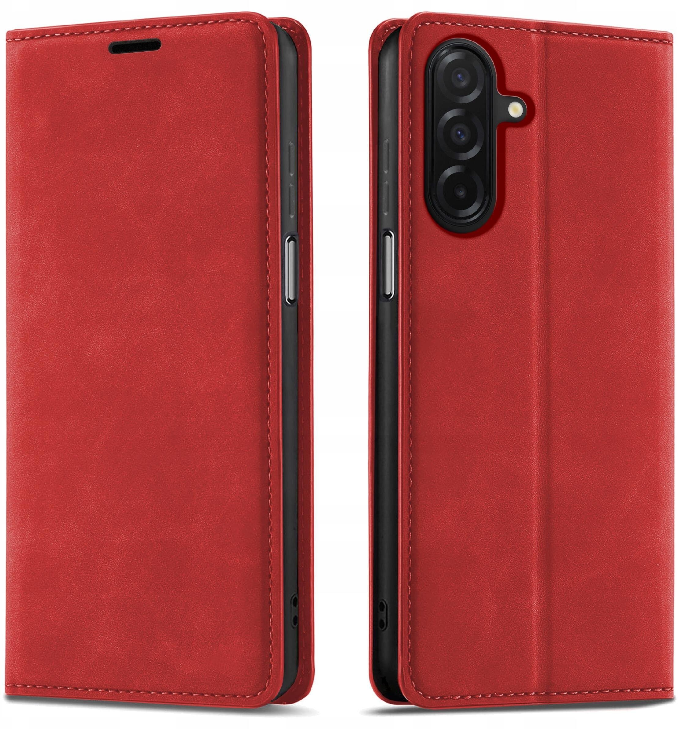 ETUI do Samsung A26 | A17 5G Zamykane Magnetyczne Skórzane + Szkło