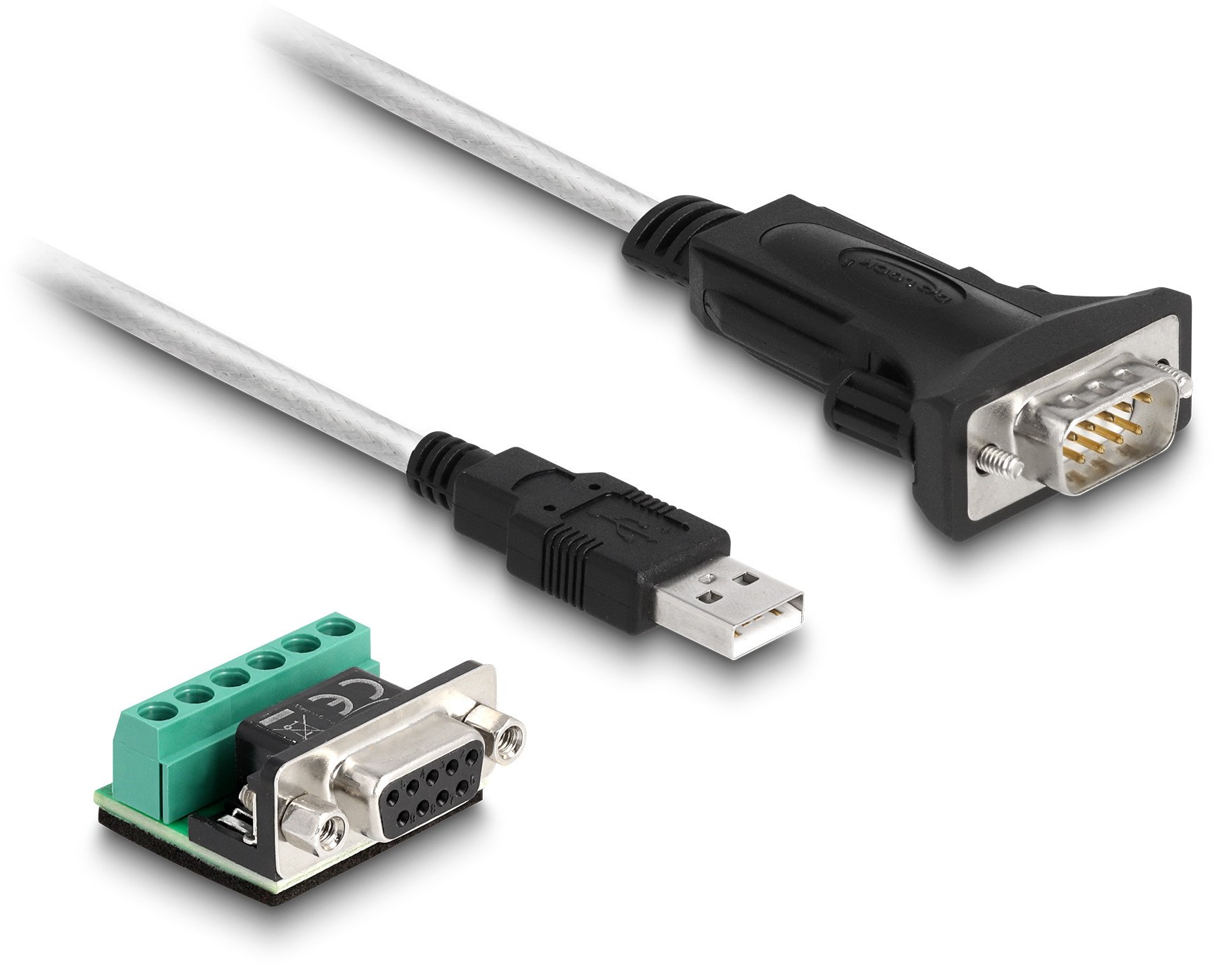 DELOCK Adapter USB 2.0 Typ-A zu 1 x Seriell RS-422/485 Stec.