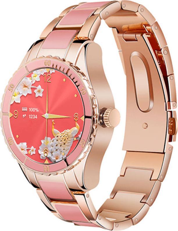 Smartwatch Rubicon RNCE82 Różowe złoto (RNCE82)