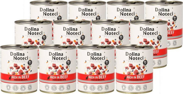 Dolina Noteci Premium z wołowiną 12x800g