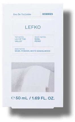 Korres Lefko woda toaletowa unisex, 50 ml