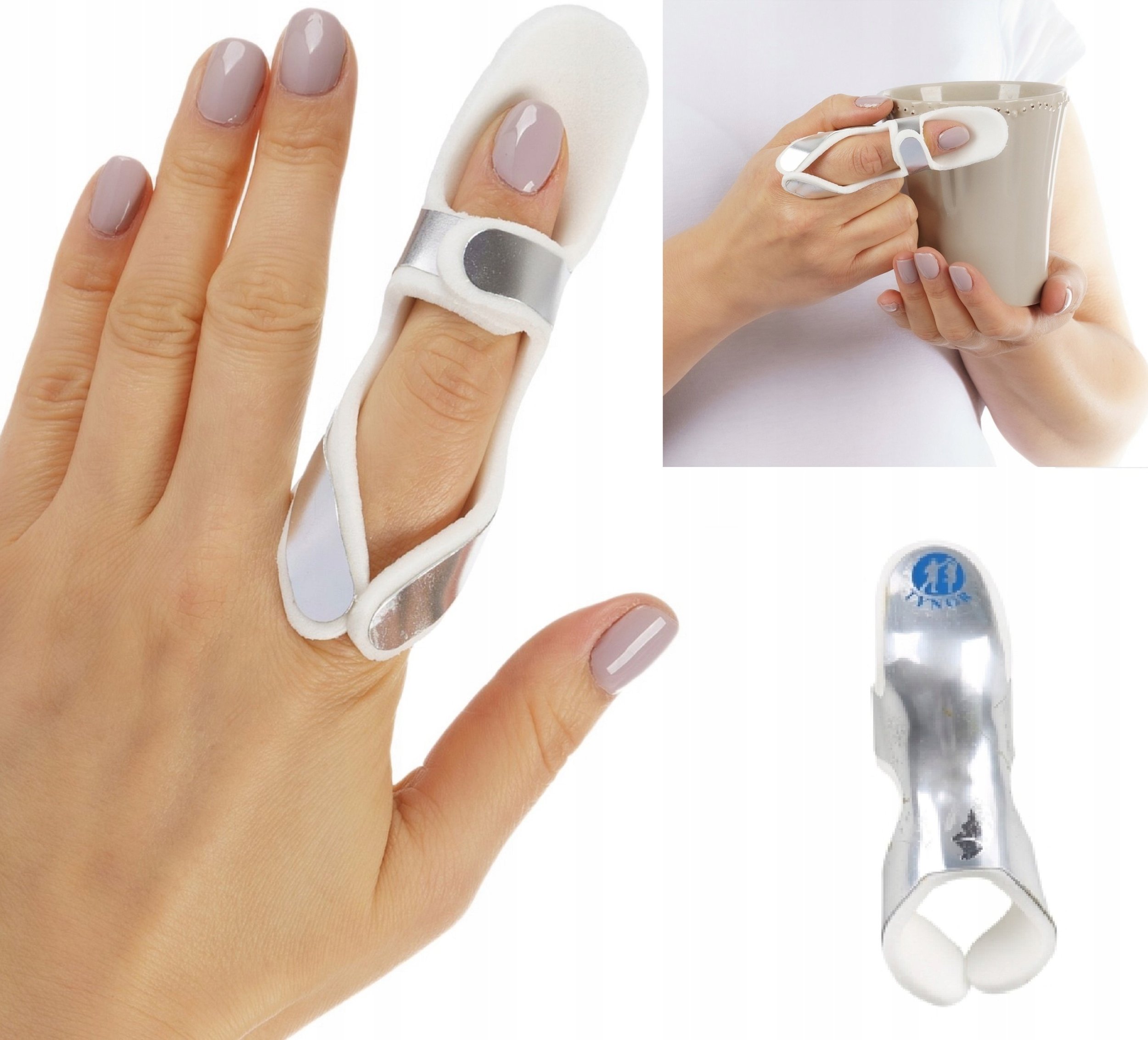 TYNOR SZYNA PALCA ORTEZA STABILIZATOR NA PALEC L