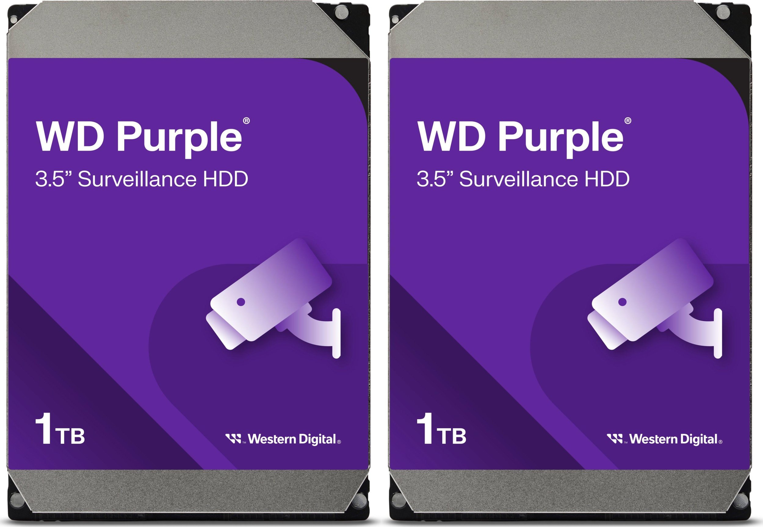 Dysk serwerowy WD Zestaw 2 dyski serwerowe WD Purple 1TB 3.5'' SATA III (6 Gb/s) (WD11PURZ)