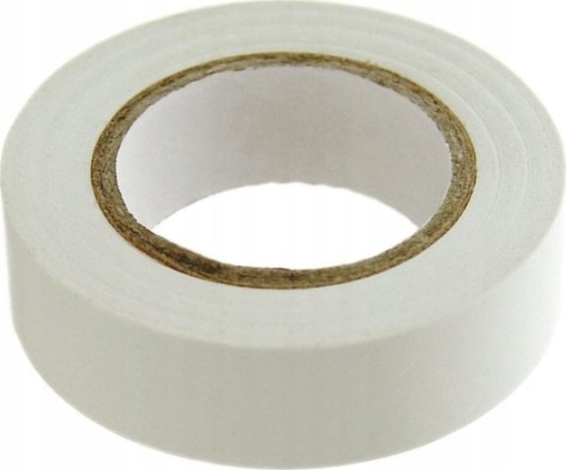 EXPERT TAŚMA IZOLACYJNA 19MM X 20M, BIAŁA, ATEST 4KW [EXPERT] - 8sz