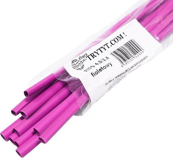 Trytyt 10x Koszulka termokurczliwa RTS 4,8/2,4 fioletowy