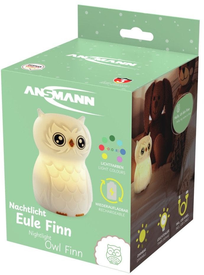 Lampka nocna Ansmann Sowa Finn aku USBC