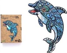 Maksik Puzzle drewniane Delfin PuzA3-00716