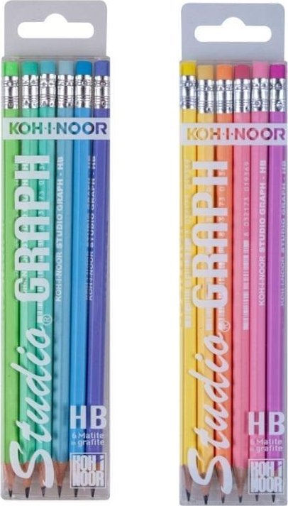 Ołówek grafitowy Studio Graph Mat HB 6szt