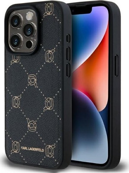 Karl Lagerfeld KLHMP15XPGKHPHK iPhone 15 Pro Max 6.7" czarny/czarny Magsafe Karl Head