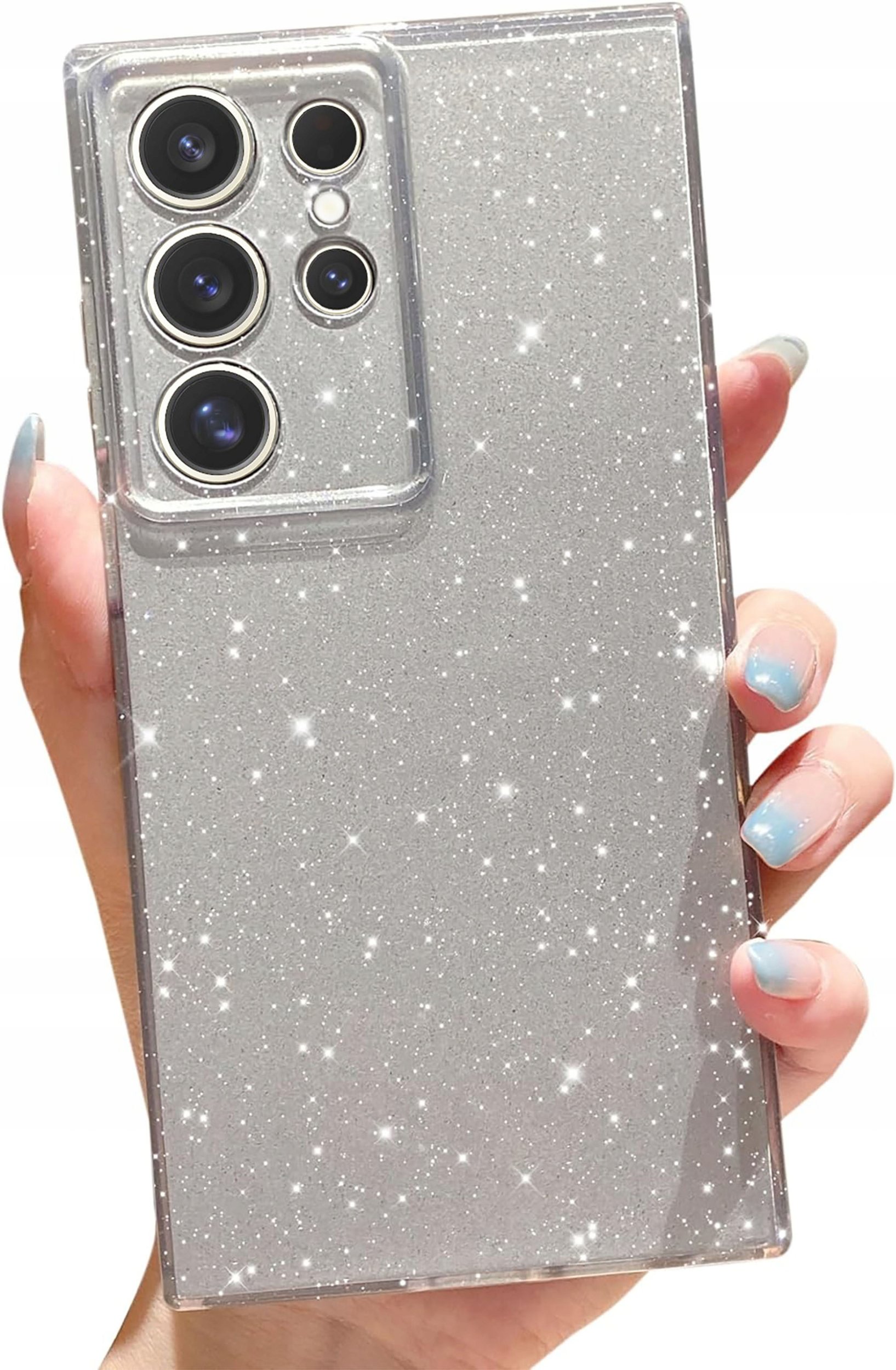 Etui do Samsung Galaxy S24 Ultra SILICONE BROKAT CASE PLECKI + SZKŁO 9H