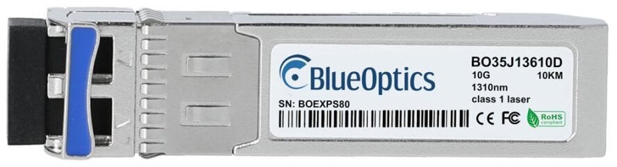 BlueOptics J9151E-BO, Fiber optic, 10000 Mbit/s, SFP+, LC, 10000 m, 1310 nm