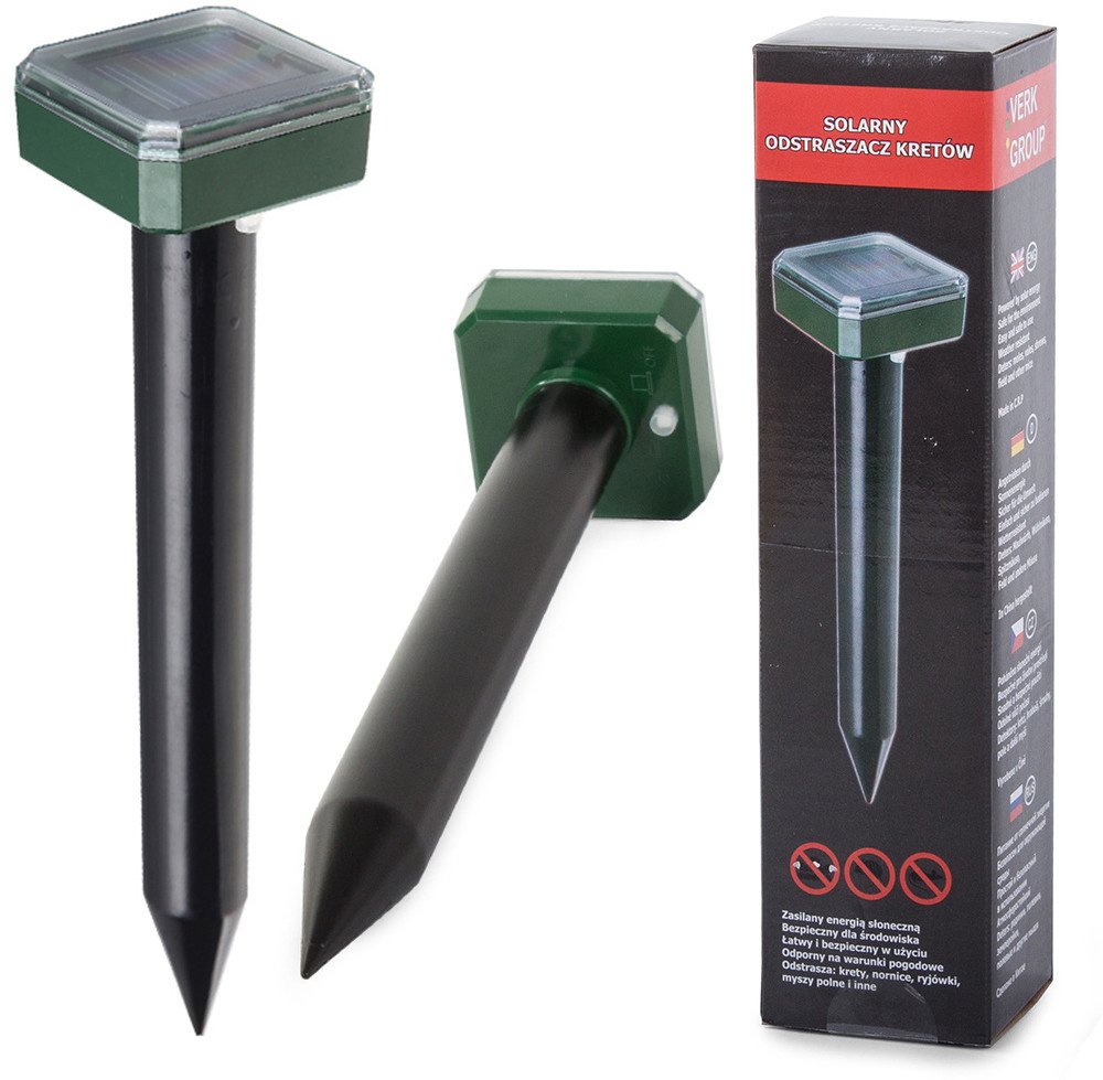 Odstraszacz solarny kretów krety kreta gryzoni