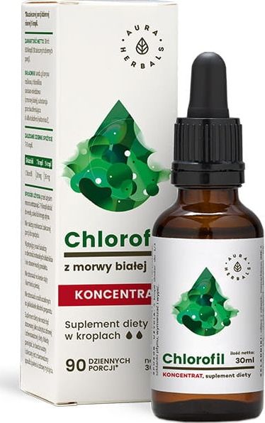 Aura Herbals AURA HERBALS_Chlorofil z Morwy Białej suplement diety 30ml