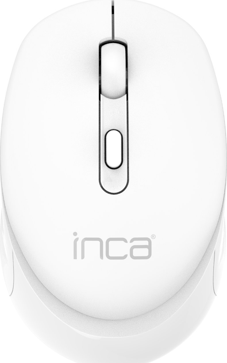Mysz Inca INCA Maus IWM-243RB 1600 DPI,CANDY DESIGN Weiß, 2,4GHz