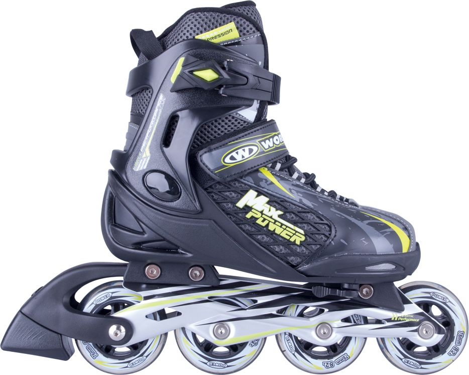 Rolki Worker Haasiko rekreacyjne regulowane czarne r. 40-43