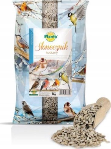 Planta Słonecznik łuskany dla ptaków ziarno 1 kg