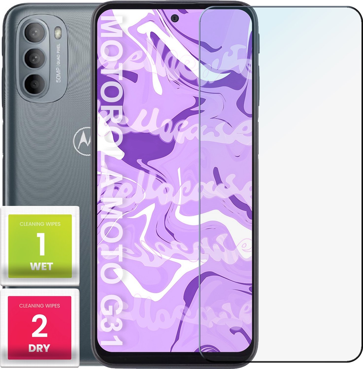 Hello Case Szkło Hartowane do Motorola Moto G31 / G71 5G (szybka 9H, płaskie 2.5D)
