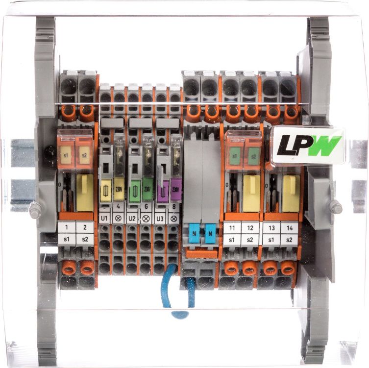 Wago Listwa Pomiarowa WAGO LPW 14-torowa, 230V AC, równoległa 847-297/230-2000