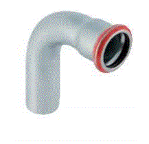 Geberit Kolano 90° C-STAHL jednokielichowe 18mm (20303)