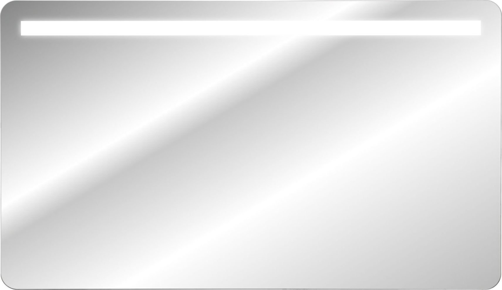 Lustro Comad Lustro wiszące do łazienki, LED, Bianca, 120x1x70 cm