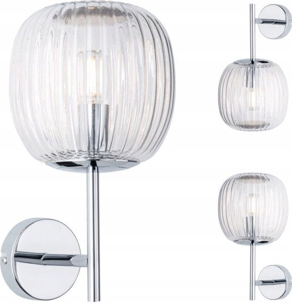 Kinkiet Paulmann Kinkiet ścienny łazienkowy RUYA E14 max.20W IP44 230V chrom / szkło