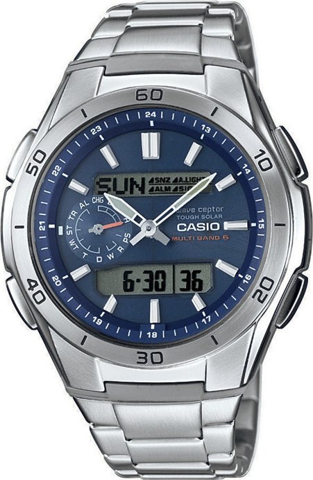 Zegarek Casio Zegarek męski Casio WVA-M650D-2AER srebrny