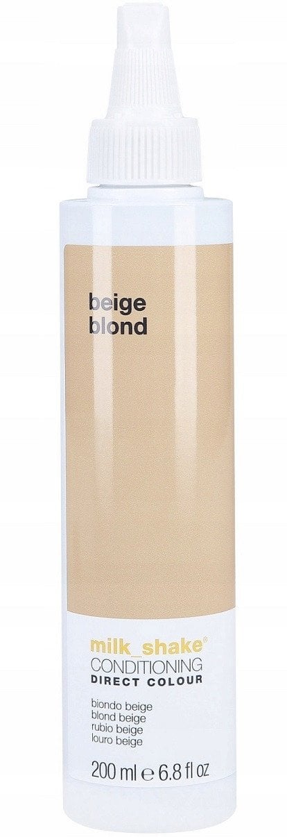 Milk Shake, Direct Colour, Ammonia-Free, Hair Colour Conditioner, Beige Blond, 200 ml For Women