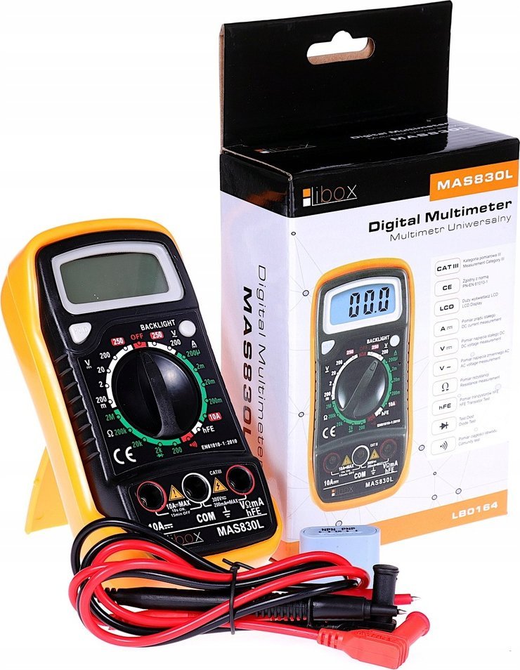 Libox Miernik uniwersalny MAS830L LIBOX LB0164