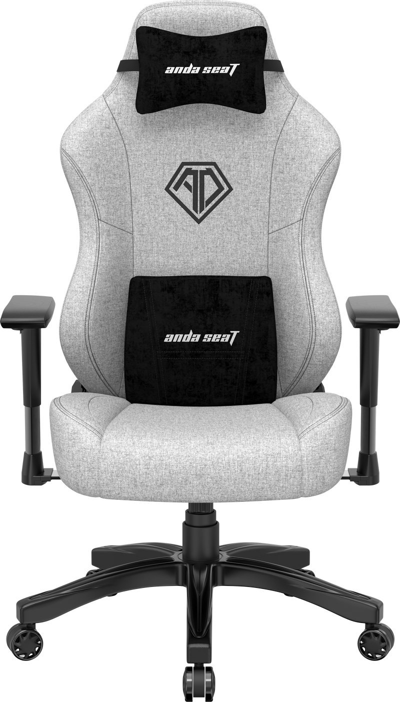 Fotel Anda Seat Fotel gamingowy materiałowy Anda Seat Phantom 3 L szary obrotowy