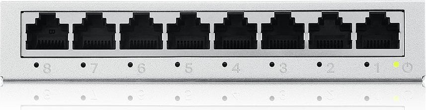 Zyxel GS-108BV5-EU0101F łącza sieciowe Nie zarządzany L2 Gigabit Ethernet (10/100/1000)