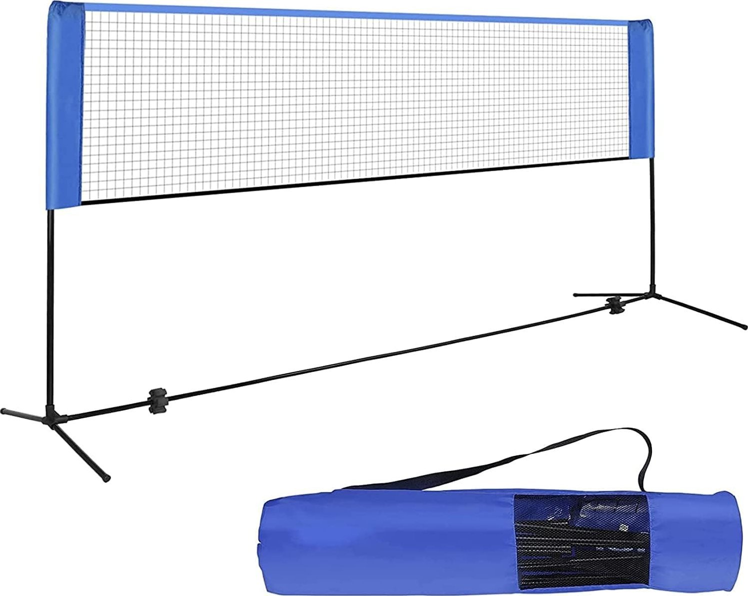 Best Sporting ZESTAW REGULOWANY DO BADMINTONA TENISA SIATKÓWKI 4W1