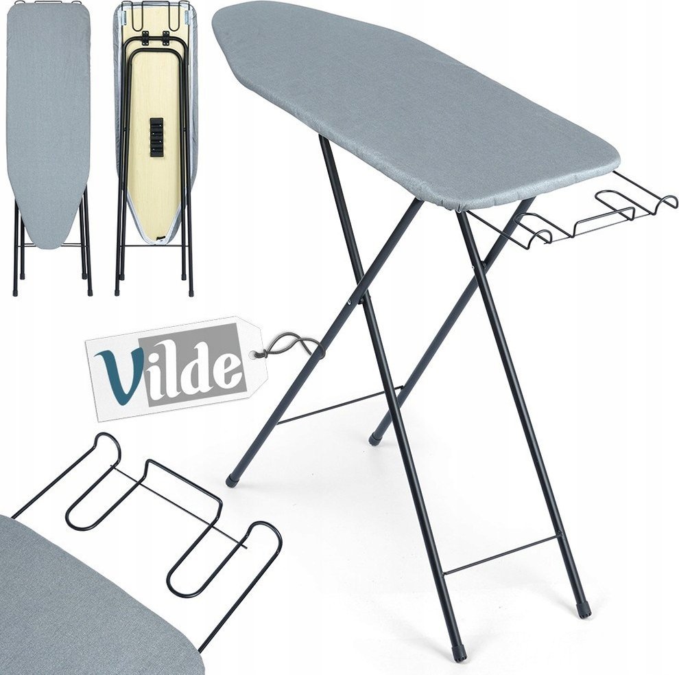 Vilde Deska do prasowania szara 105,5x30,5x80,5 cm