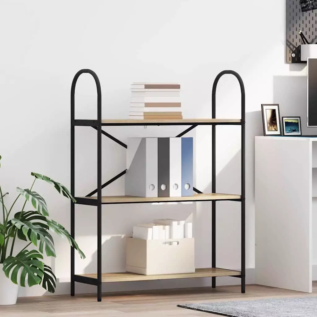 vidaXL Półka na książki dąb sonoma 80 x 30 x 109 cm