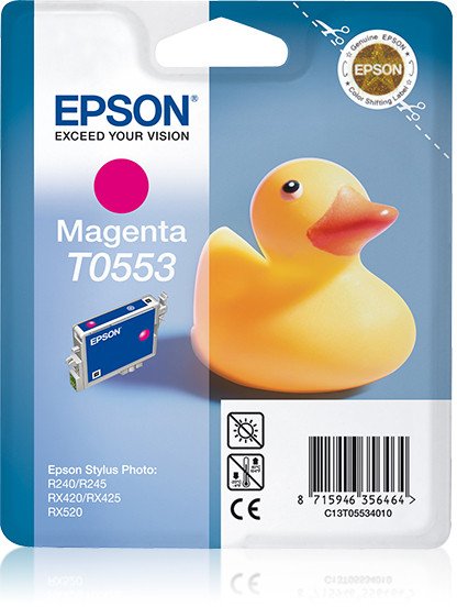 Tusz Epson T0553 magenta | Stylus Photo R240/245,RX420/425/520