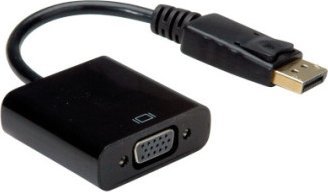 Adapter AV Value Adapter VALUE DisplayPort-VGA, DP męski - VGA żeński, passief
