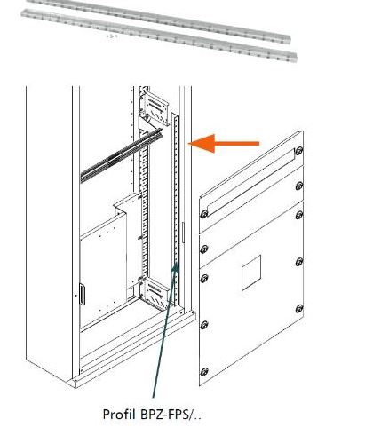 Eaton Profil do montowania osłon czołowych BPZ-FPS/20 195x1,60mm - 106430
